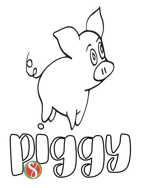 Pig Coloring Pages Images