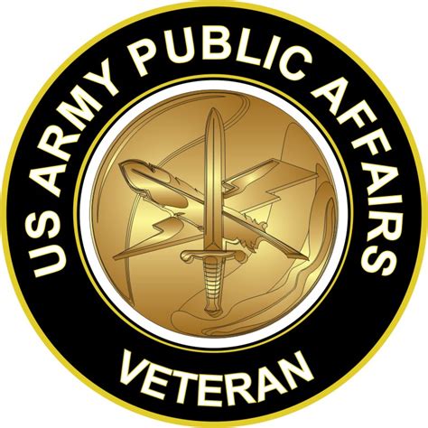 Us Army Veteran Public Affairs Sticker Decal