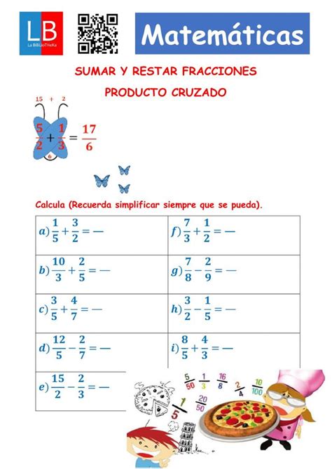 Ficha Interactiva De Suma De Fracciones Para 6 Primaria En 2021 Suma De Fracciones Fracciones