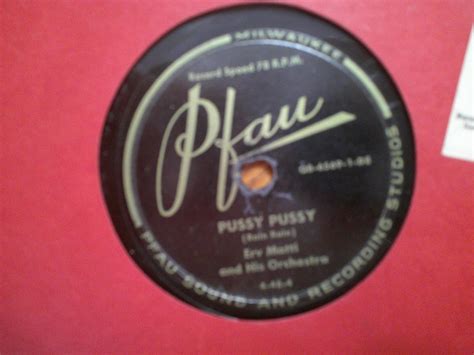 PFAU RECORD ERV MATTI PUSSY PUSSY CLUB CAROL WALTZ VG POLKA EBay