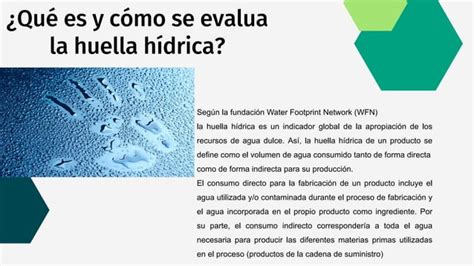 Calculo De Huella Hidrica Pptx