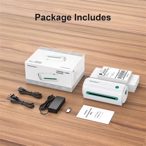 Tordorday Bluetooth Thermal Shipping Label Printer 4x6 Bluetooth Label Printer For Shipping