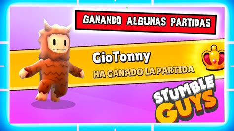 Ganando Unas Partidas En Stumble Guys Como Jugar Stumble Guys