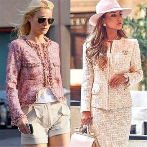 C P Nh T H N V Tweed Jacket Womens Chanel Style Cdgdbentre Edu Vn