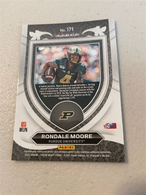 2021 Panini Prizm Draft Picks Crusade 171 Rondale Moore RC EBay