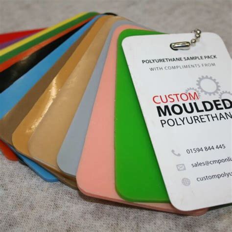 Polyurethane Sample Pack Custom Moulded Polyurethane