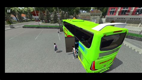 Bus Simulator Karyawisata Ke Borobudur Bersama Po Gunung Harta