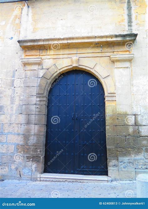 Large Church Door Stock Image Image Of Spiked Sharp 62400813