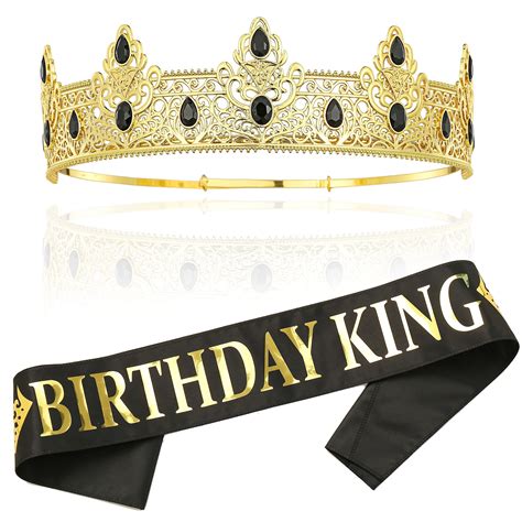 Birthday King Crown And Birthday King Sashbirthday Ts For Etsy