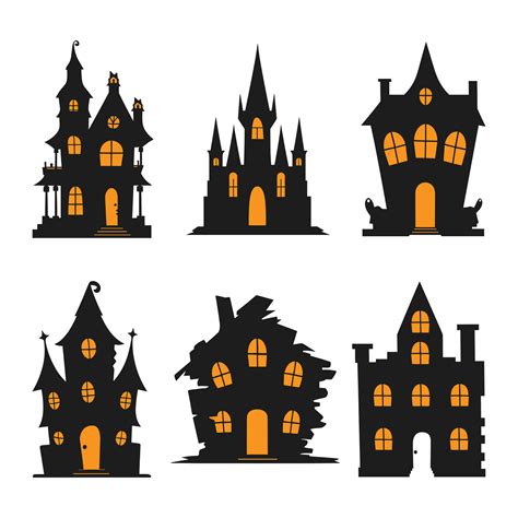 Wicked Haunted House Set 49016887 Vector Art at Vecteezy