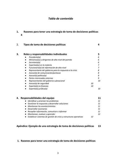 Toma De Decisiones Pol Ticas Durante La Crisis Pdf