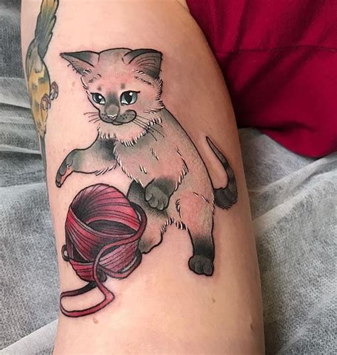 Siamese Cat Tattoo Kitten Siamese Cat Tattoos Kitten Tattoo Cat