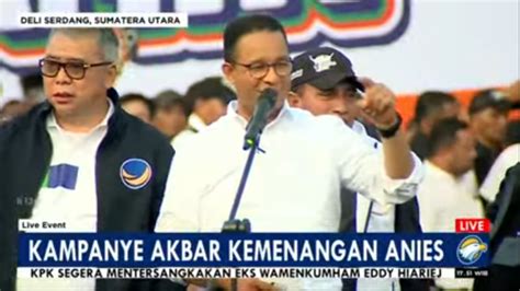 Anies Minta Setiap Relawan Ajak 10 Orang Pilih Paslon Nomor 1