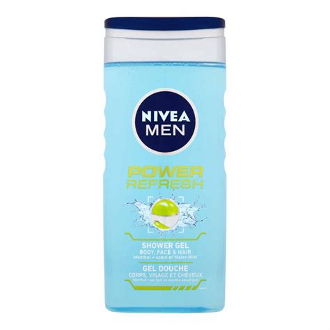 Nivea Men Power Refresh Shower Gel 250ml Wilko