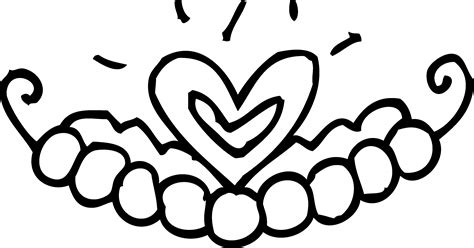 Princess Tiara Coloring Pages - Coloring Home