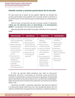 S Orientaciones Segunda Sesion Preescolar Primaria Secundaria Pdf