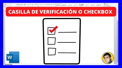 C Mo Insertar Casillas De Verificaci N O Checklist En Word Youtube