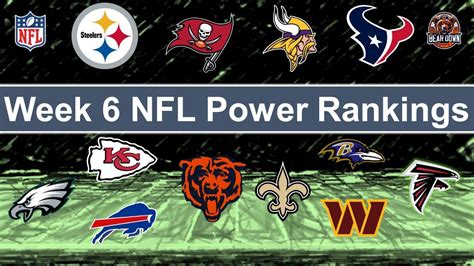 Nfl Week 6 Power Rankings 🏈 Youtube