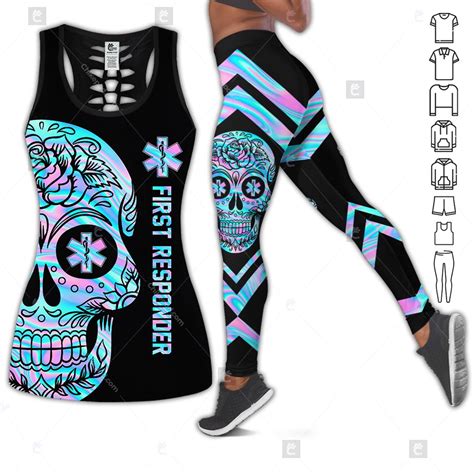 Ems Hollow Out Tank Top And Leggings Bc733 Chikepod