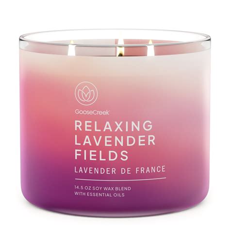 French Lavender 3 Wick Candle Indulge In The Luxurious Aroma Goose Creek Candle