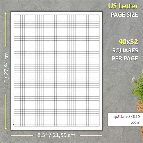 Printable Grid Paper 1 Inch