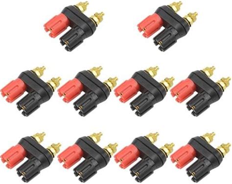 WMYCONGCONG 10 PCS Doppelter 4 Mm Bananenstecker Buchsen