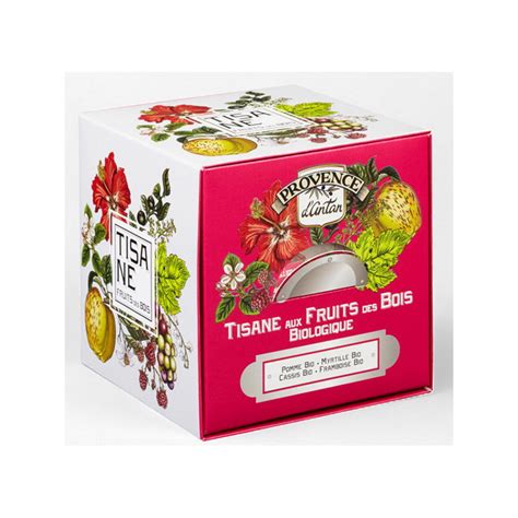 Tisane Be Cube Fruits Des Bois Bio Sachets Recharge Carton Provence