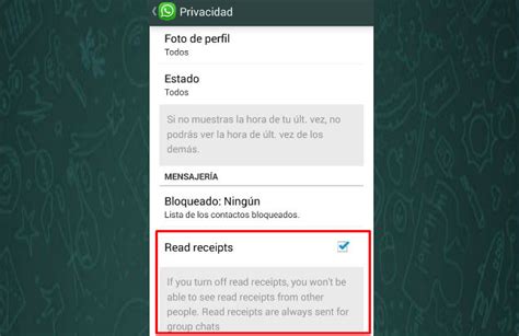 Oficial Whatsapp Ya Permite Desactivar El Doble Check Azul En Las