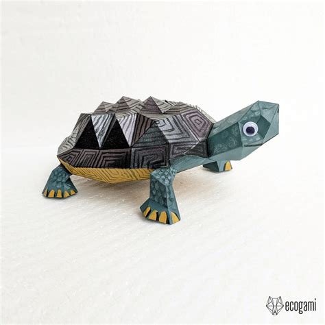 Big Deals Turtle Papercraft Sculpture Printable D Puzzle