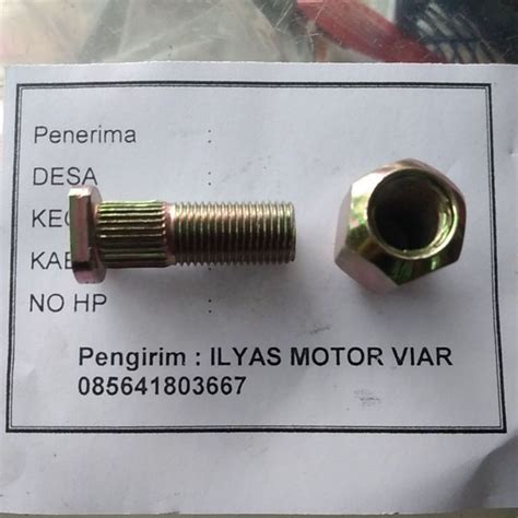 Jual Baut Roda Kiri Viar Cc Karya Motor Roda Tiga Buka Nganan