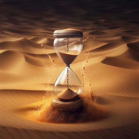 Premium Ai Image Hourglass With Sand