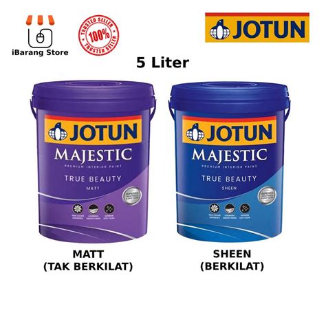 5L JOTUN Majestic True Beauty Matt Sheen For Interior Paint Colour