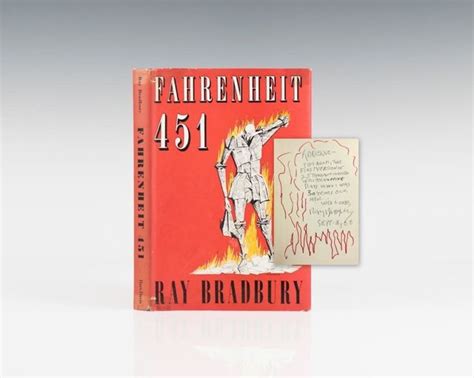 Fahrenheit Ray Bradbury First Edition Signed Rare Book Ray