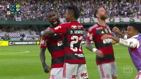 Vídeo Coritiba 2 x 3 Flamengo Melhores Momentos 20ª Rodada do