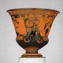 Mixing Bowl Calyx Krater Depicting Dueling Scenes From The Trojan War