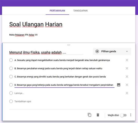 Cara Membuat Ujian Online Dengan Google Form Ujian Keperempuanan Google