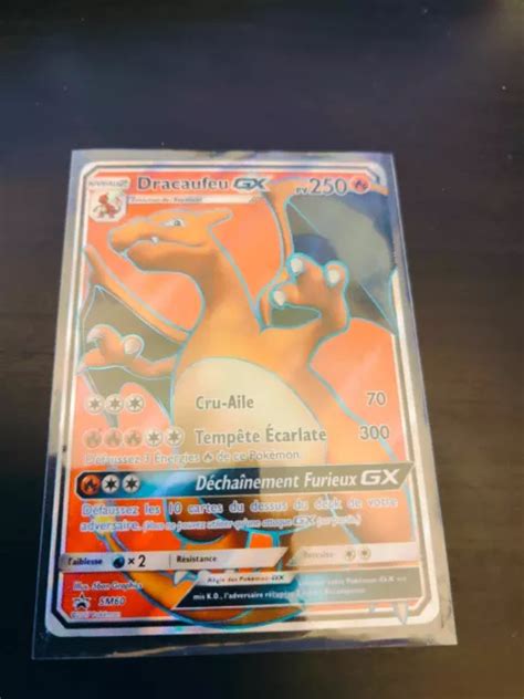 CARTE POKÉMON DRACAUFEU GX SM60 Promo Soleil et Lune NEUF FR EUR 10 00