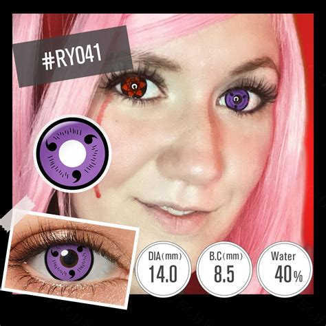 Purple Sharingan Crazy Contacts for Naruto Cosplay – Twinklens