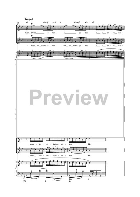 Flower Duet Sheet Music For Pianovocalchords Sheet Music Now