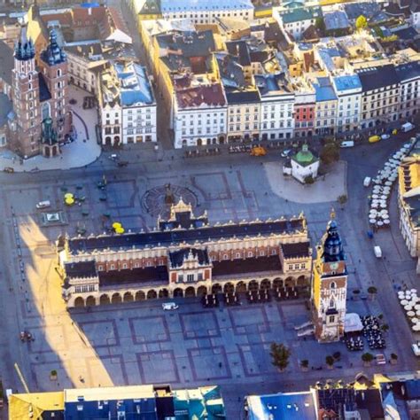 Kraków Rynek z lotu ptaka II POLAND ON AIR