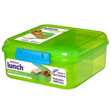 Buy Sistema Bento Cube Lunch Box L Food Storage Container With