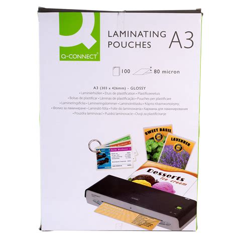 Rapid A3 Laminating Pouches 80 Micron Pack Of 100 Rapid Online