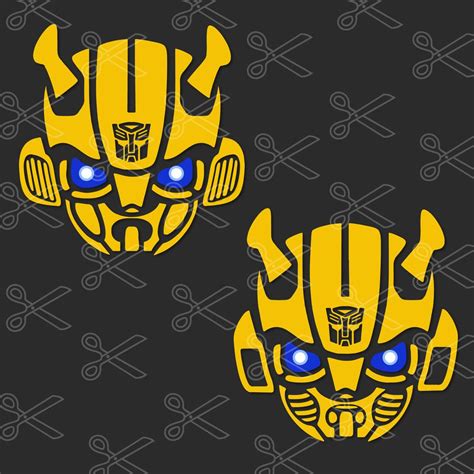 Bumblebee Transformer Svg, Bumblebee Transformer Face Svg, B - Inspire ...