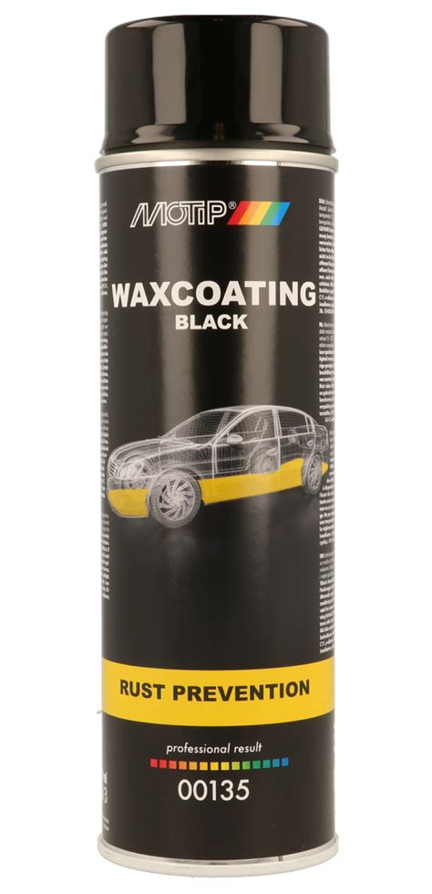 Motip Anti Roest Waxcoating Spray Zwart 500 Ml 00135 Hevutools Nl