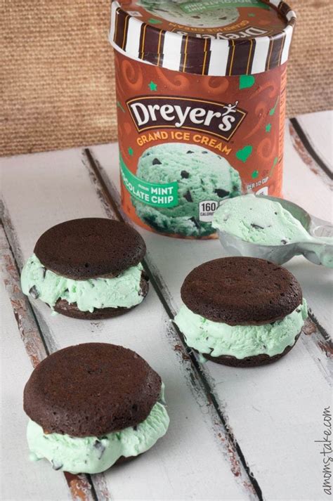 Brownie Ice Cream Sandwiches Recipe A Moms Take