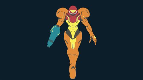 Metroid Wallpaper Minimalist Samus 302262 Hd Wallpaper