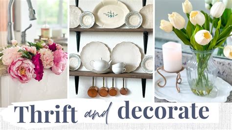 THRIFTED VS STYLED DECORATE WITH ME THRIFTING FOR HOME DECOR AT