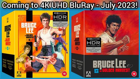 News Bruce Lee At Golden Harvest Collection On K Uhd Bluray Coming