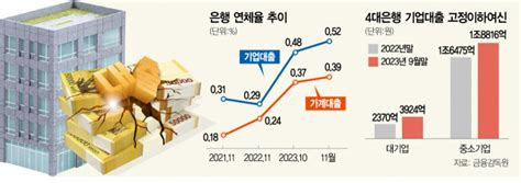 은행 연체율 4년만에 최고기업 증가율이 가계의 2배 서울경제