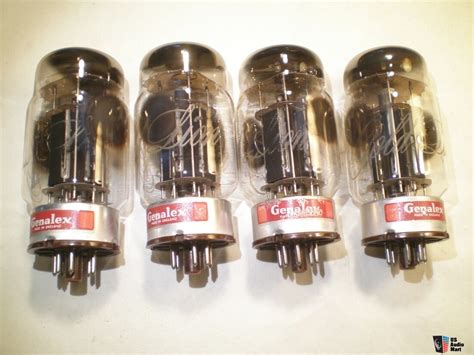 Genalex Gold Lion KT 88 Vacuum Tubes QUAD Black Plate Tested NOS On